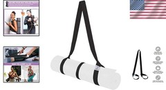 Heavy-Duty Adjustable Yoga Mat Carrier Strap – Perfect for Thick Mats & Storage