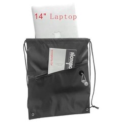 PCS Drawstring Bag Sports Gym String Backpack Bulk Cinch Bag Sackpack 20 Black