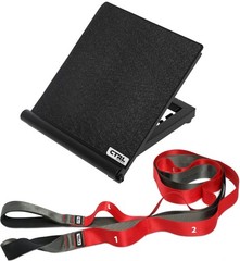 Non-Elastic Stretching Strap with Loops – Yoga & Physical Therapy Equipment for
