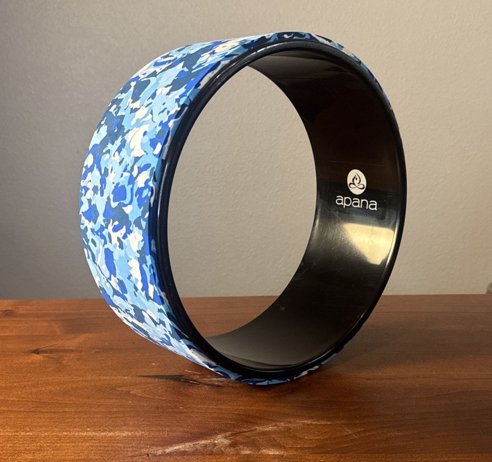 Apana 12” Spinal Yoga Roller Blue Camouflage