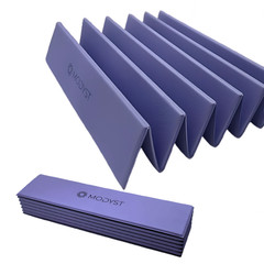 Folding Yoga Mat, Foldable Exercise Mat for Yoga, Pilates, Knee pad, NO Roll Mat