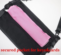 CAMSTIC Yoga Mat Carrier Strap Shoulder Bag with Large Compartment Zipper Poc…
