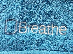 Breathe Hot Rabbit Flap Bikram Yoga Mat, Blue, Cotton /Polyester , Extra Long