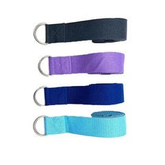 Yoga Strap Cotton 183cm Adjustable D Ring Belt Stretch Exercise Pilates