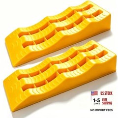 3-Step Rv Levelling Ramps Heavy-Duty Anti-Skid Camper Leveling Blocks 2Pack