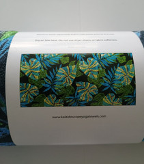Kaleidoscope Anti-Slip Yoga Towel – Leaves 24 in x 71 in (Pack of 1)