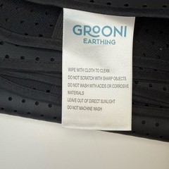 Grooni Earthing Sleeping Mat Queen Size 53×75 in Grounding Mat w Cord Tester New
