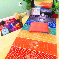 Mexican Yoga Mat Beach Picnic Blanket Chakra Meditation Mat Yoga Rug Sunscreen S