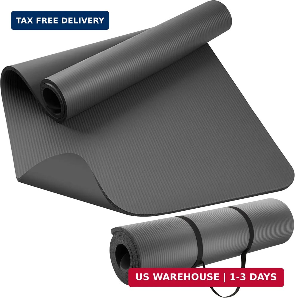 KEEP Extra Thick NBR Yoga Mat for Women & Men, 15mm Thick, 72″x32″ Large Exercis