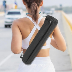 Extra Large Yoga Mat Bag With Strap LARGE, Large-Black