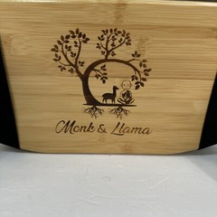 Monk & Llama Kneeling Meditation Bench with Foldable Legs & Cushion With Case