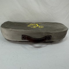 Monk & Llama Kneeling Meditation Bench with Foldable Legs & Cushion With Case