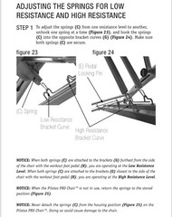 2ea Pilates Malibu / Life’s a Beach Chair Resistance Springs. Extra Heavy Duty!