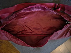Lululemon Get Rolling Yoga Mat Bag Red Oxide Shoulder Strap NEW