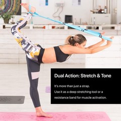 Yoga Evo Stretch Out Strap Loops Foot Stretcher For Dancers Yoga Stretch Bands