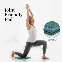 Cushioned Yoga Knee Pad – 24” x 12” x 1/2” Extra-Thick Support for Workouts, …