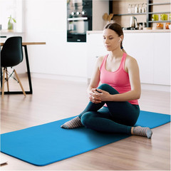 Fitvids Yoga Mat, 1/2-Inch Extra Thick High Density Exercise Mat, Anti-Tear Exer