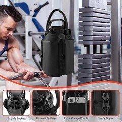 Magnetic Gym Bag for Men and Women, Magnetic Water Bottle Holder for Gym,