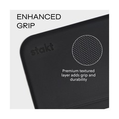 Stakt Foldable Yoga Mat Pro, 2 in 1 with Premium Textured Grip, Non Slip, Fol…