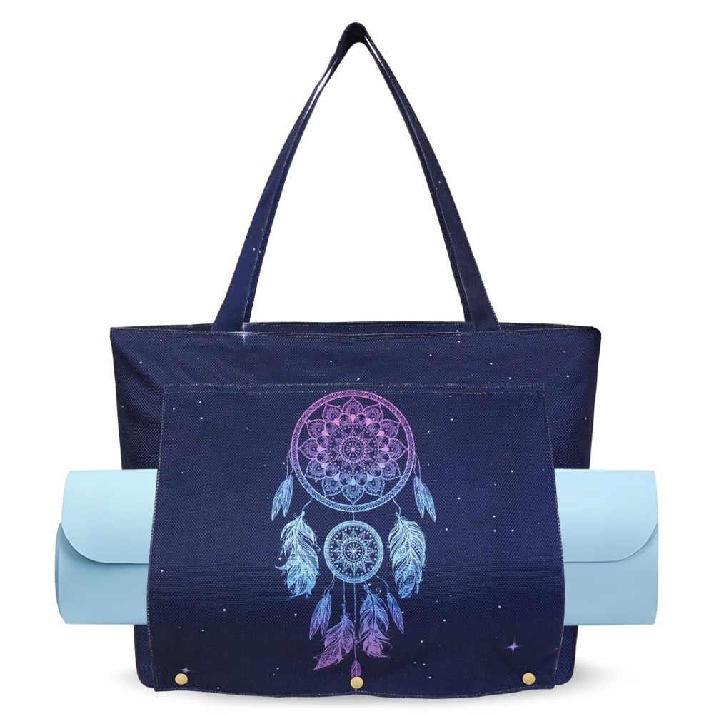 Yoga Mat Bag Yoga Bags and Carriers Fits All Your Stuff Yoga Tote Bag with Zi…