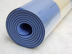 Eco Friendly TPE Yoga Mat Workout Exercise Non-Slip Grip 24″x72″ Blue SH-D11