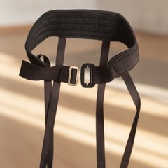 Pelvic Support Belt Adjustable Pelvic Belt with Metal Rings Padded for Yogis