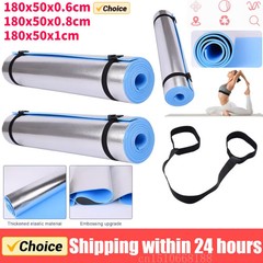 Yoga Mat Thick Non Slip 10mm Large Exercise Floor Mat Home Gym Fitness Pilates