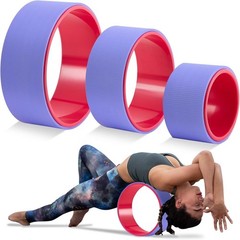 3 Pack ABS Yoga Wheel Set 660 Lbs Foam Roller Back Pain & Stretching Back Wheel