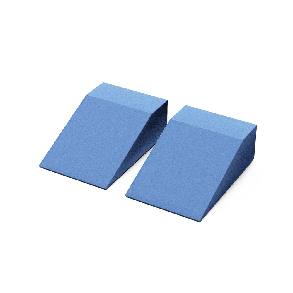 StrongTek Yoga Foam Wedge Blocks (Pair) Soft Wrist Wedge, Supportive Foot Exe…