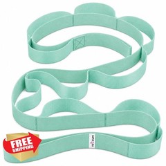 TECEUM Light Green Stretching Strap 10 Loops