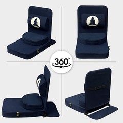 Yoga Chair Meditation Large Relaxing Buddha with Back Support Cushion