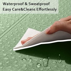 Foldable Camping Mat & Travel Exercise Pad – Waterproof TPE Outdoor Mat for H…