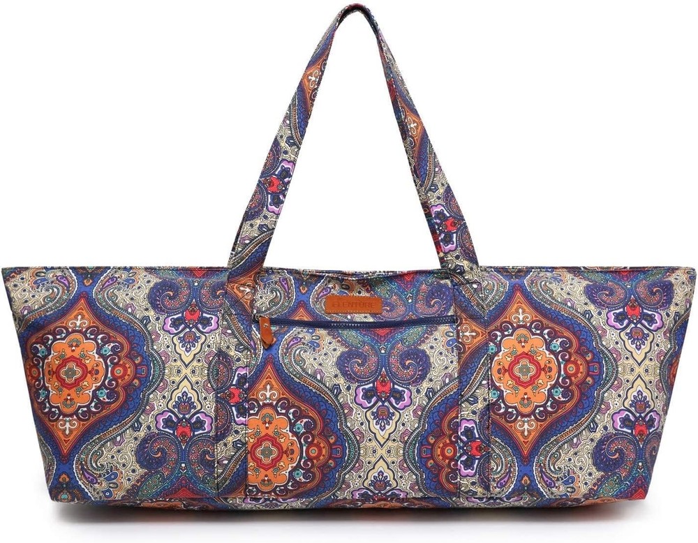Large Yoga Mat Bag for Women Men, Travel Gym Bag for Pilates Office Beach Wor…