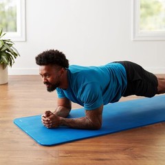 1/2 Inch Extra Thick Exercise Yoga Mat with Carrying Strap Cushioned Support
