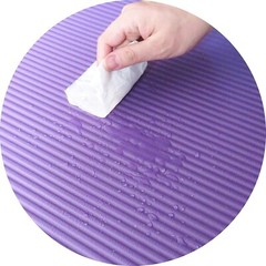 Exercise Yoga Mats 1/2-Inch Thick w/Carry Strap – Gym Pilates Meditation Fitness