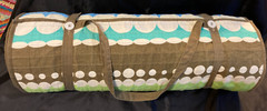 Yoga or Sleep Quilted Mat with Pillow by Jay Franco & Sons 24″ x 66″ EUC