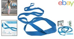 Yoga Stretch Strap for Physical Therapy, Pilates and Home Workout 75 Inches