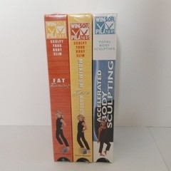 Windsor Pilates Body Sculpting VHS Tapes – Lot of 3 – BRAND NEW SEALED