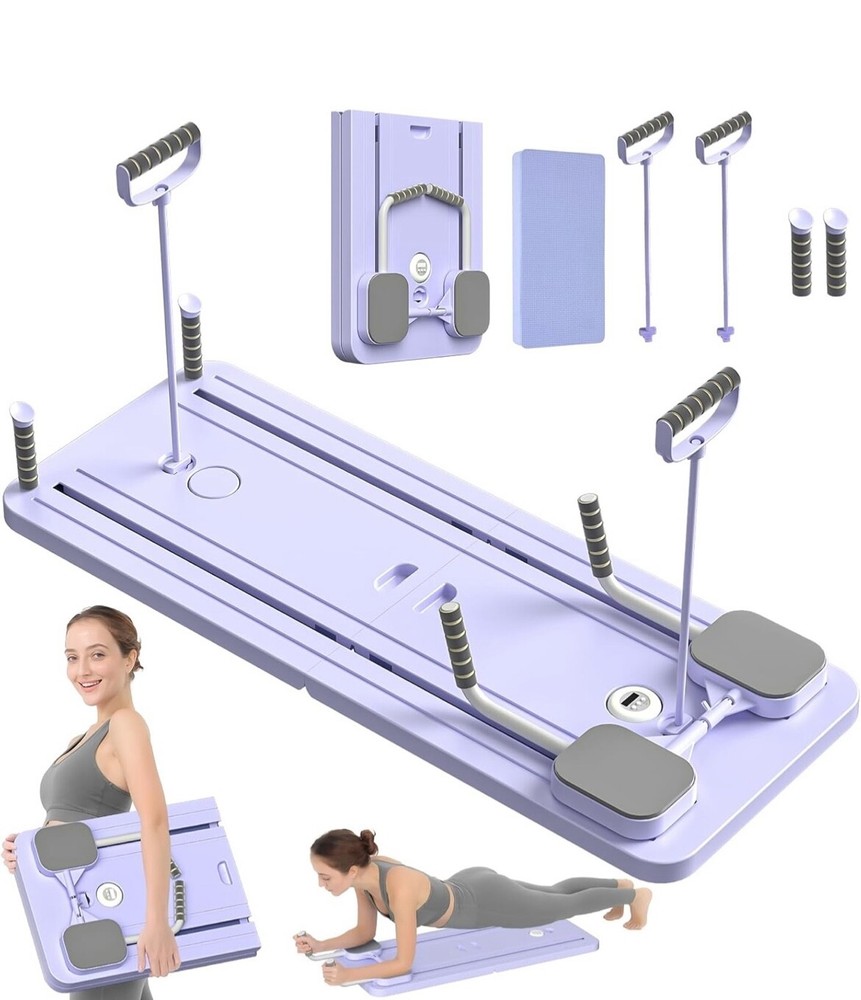 Foldable Pilates Reformer Workout Board – Home Core Trainer
