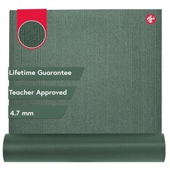 Eco-Friendly Non-Slip Yoga & Pilates Mat 4.7mm Thick, Dense Cushioning, Long