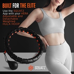 Exercise Hula Hoop for Adults Weight Loss – Weighted Hula Hoop for Workout, A…