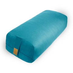 Yoga Bolster Pillow 26×10.5×5.5in Rectangular Meditation Cushion for Yoga Mas…