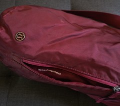 Lululemon Get Rolling Yoga Mat Bag Red Oxide Shoulder Strap NEW