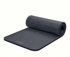 Retrospec Solana Yoga Mat 1″ Thick With Nylon Strap For Men & Women – Non Slip