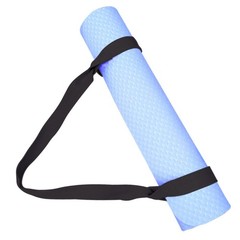 Tenalleys 1Pcs Black Adjustable Yoga Mat Strap Multi-Purpose 62inch,