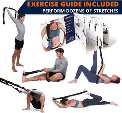 12-Loop Mobility Stretching Strap – Durable Non-Stretch Design for Flexibility