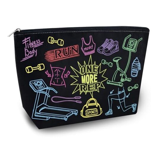 Fitness Gifts Women Gym Bag Cool Gifts for Gym Rats Workout Bag for Women Black