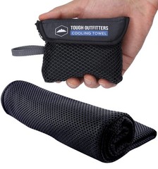 Tough Outdoors Cooling Towel – Cooling Towels for Neck & Face – Ice Wrap & Sw…