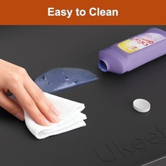 Extra Thick Waterproof Silicone Mat 34″x22″ – Under Sink & Cabinet Liner, Black