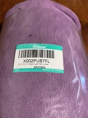 Large Yoga Mat 200x130cm Purple for Pilates Stretching Home Gym Workout